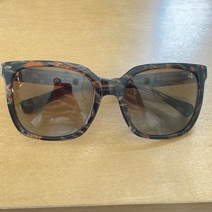 Ralph Lauren Polarized Tortoise Square Sunglasses
